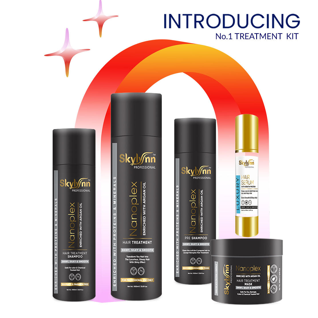 Skylynn Professional Nanoplex Hair Treatment Combo KIT