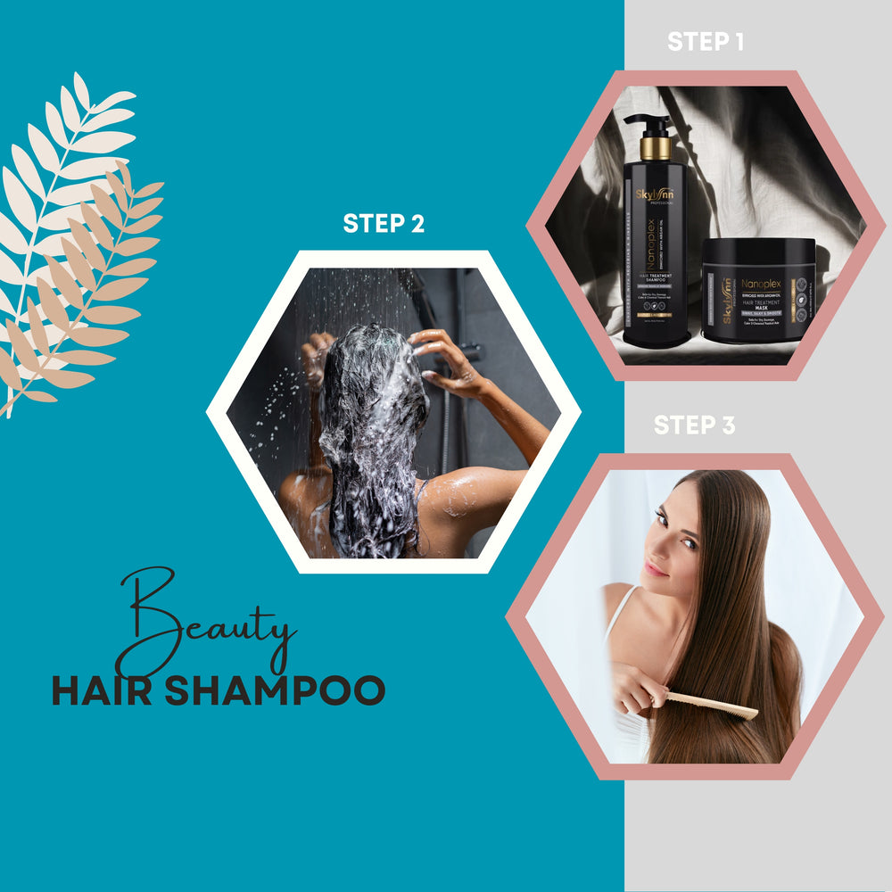 Skylynn Professional Nano Plex Hair Care Combo