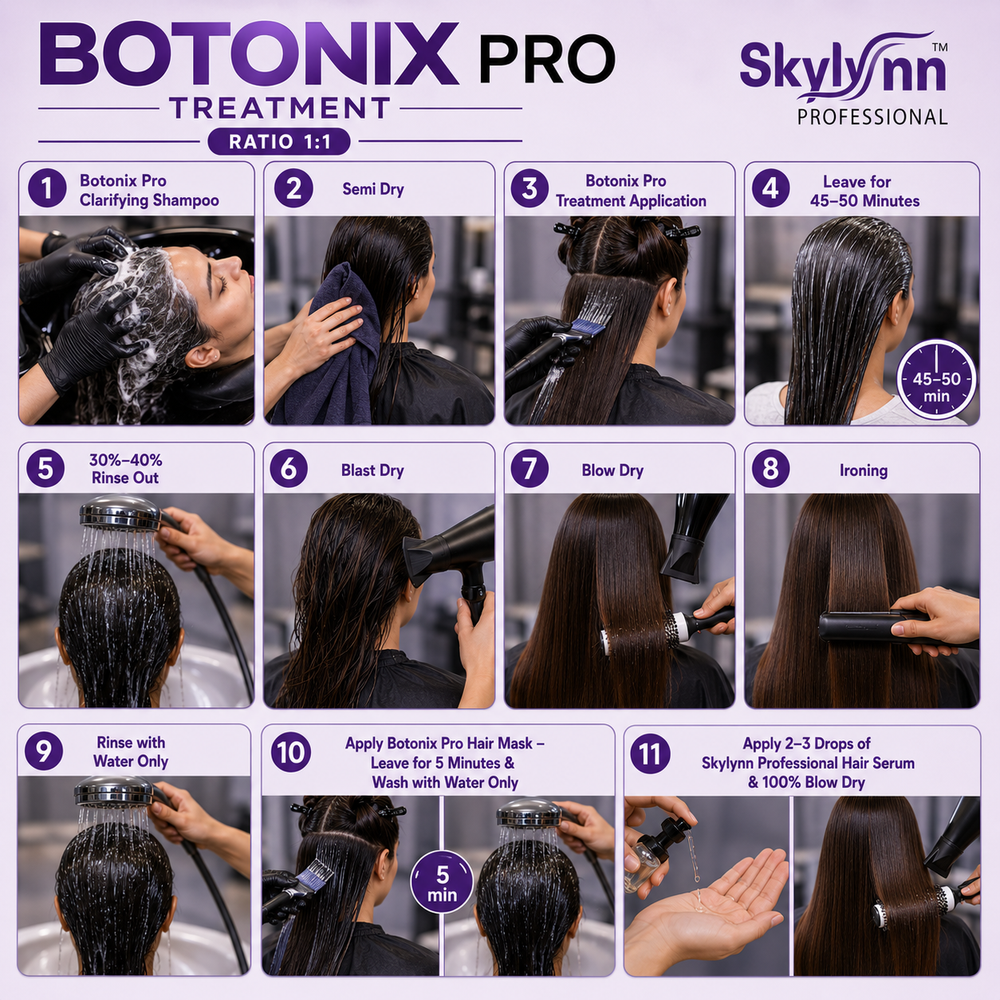 Skylynn Professional BOTONIX PRO Hair Treatment  – Next Generation Professional Hair Treatment for Smooth, Healthy & Shiny Hair