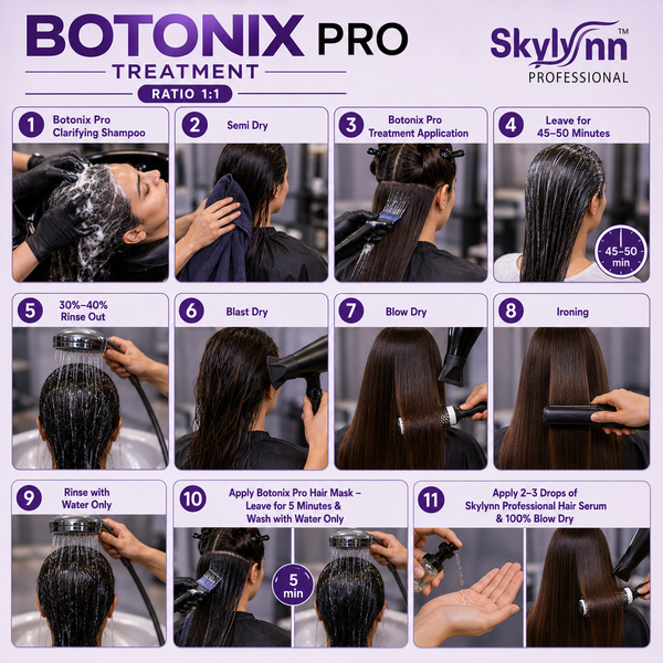 Skylynn Professional BOTONIX PRO Hair Treatment  – Next Generation Professional Hair Treatment for Smooth, Healthy & Shiny Hair