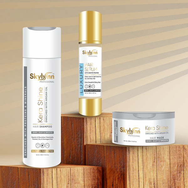 Skylynn Professional Haircare - Salon-Quality Shampoo, Serum & Mask for Smooth, Glossy Hair