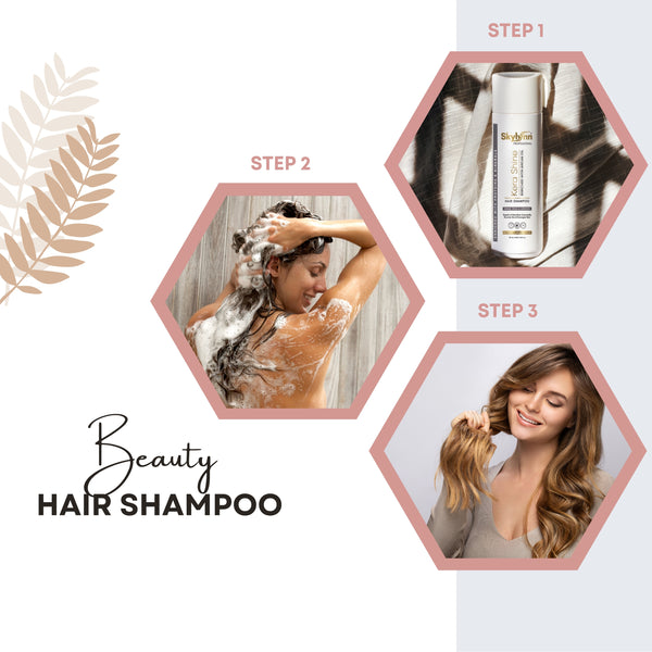 Skylynn Professional Kera Shine® Hair Shampoo Enriched with Argan Oil  | 300ML