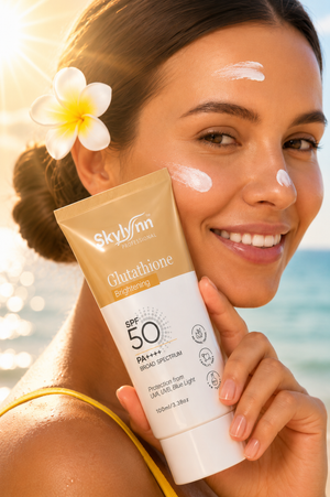 Skylynn Professional Glutathione Brightening SPF 50 PA++++ Sunscreen | 100ml